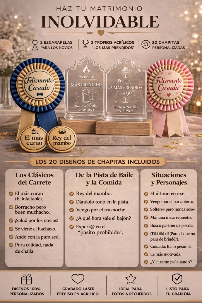 Kit de matrimonio , celebración y alegría
